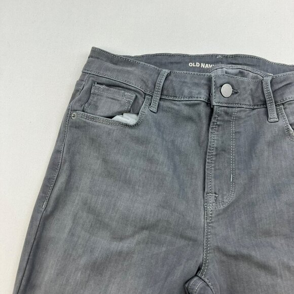 Old Navy Womens Rockstar Skinny Jeans Five Pocket Gray Size 8 - Picture 4 of 9